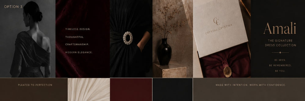 Amali black pleated dress with a hand resting in its side pocket