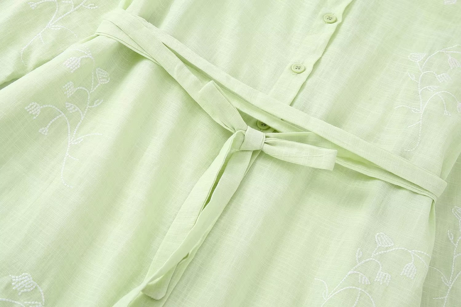 Autumn New Elegant Style Lapel Belt Single-Breasted Shirt Dress Women