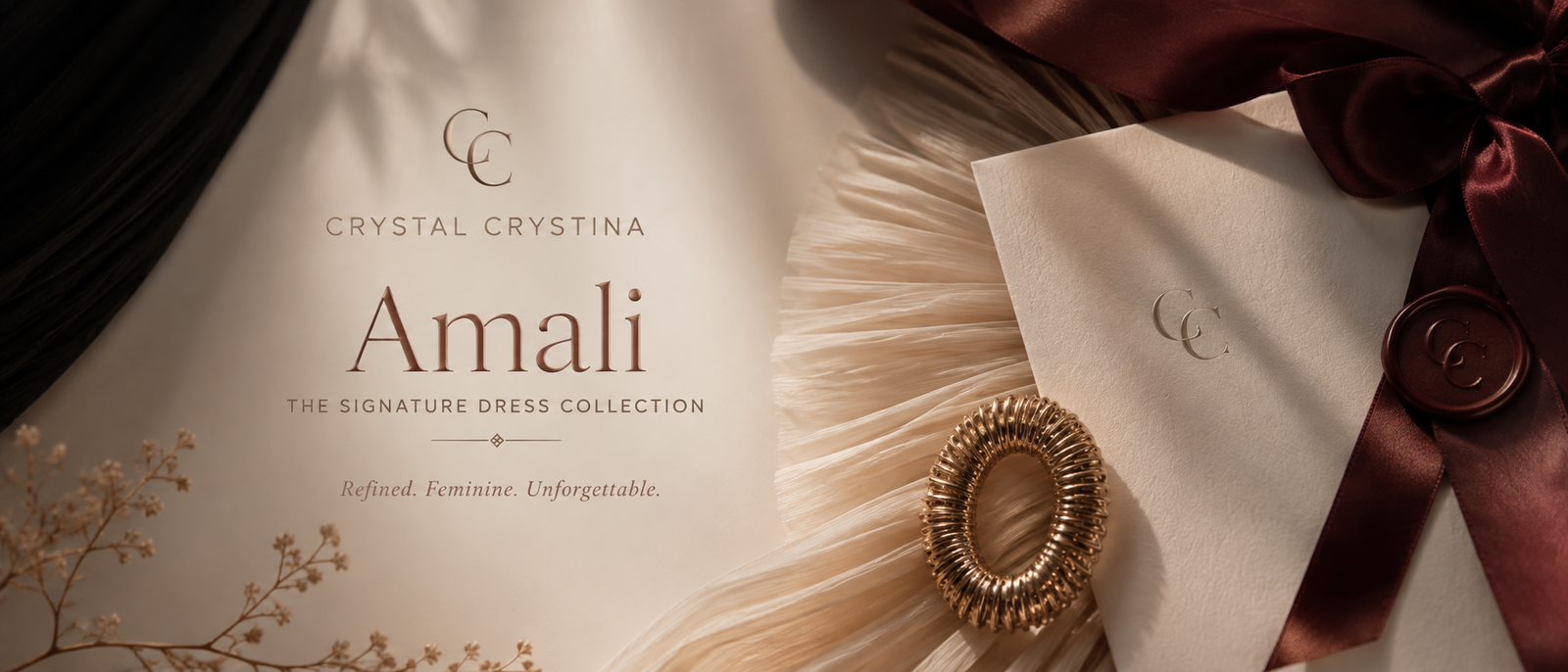 Amali, The Crystal Crystina® Signature Dress Collection, coming soon