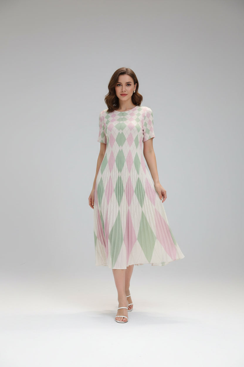 Argyle Printed Dre
