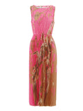 Lace-Up Sleeveless Versatile Long Skirt Dress for Women