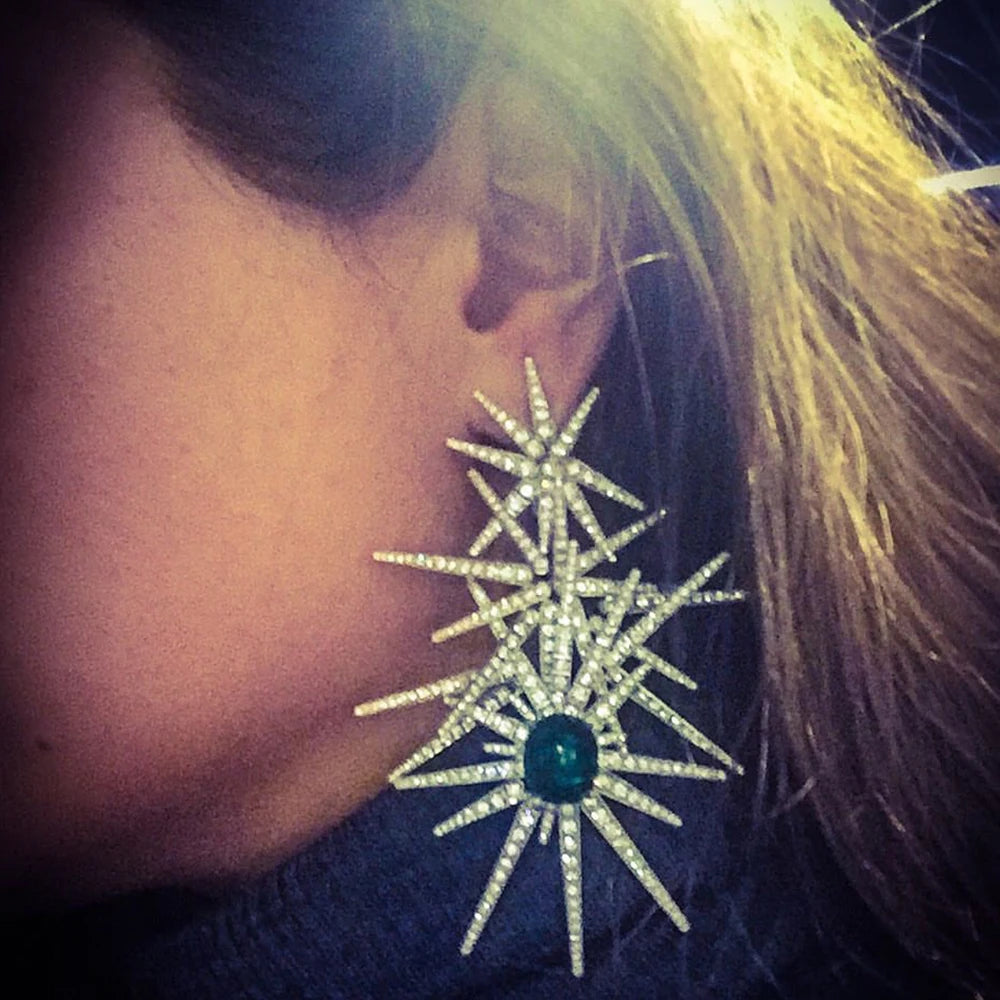 Winter Ice Earrings| Bold Statement Jewelry for Women