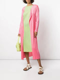 CurveKind™ Pleated Long Jacket