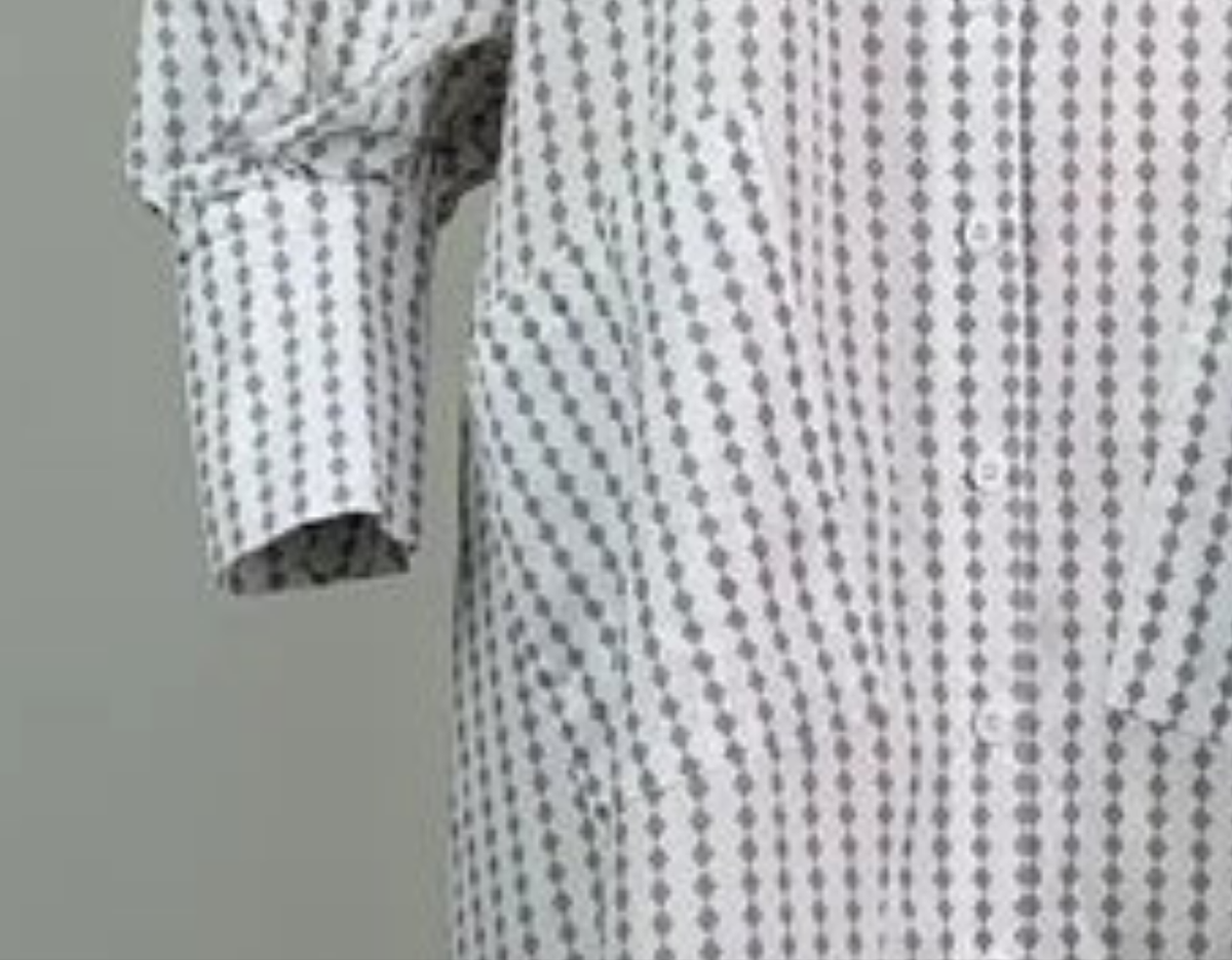 Buttoned Split-Side Cotton Maxi Shirt Dress by Crystal Crystina, alternate view 8