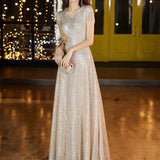 Champagne Evening Gown