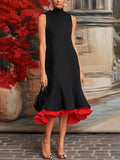Sleeveless Ruffle Party Dress