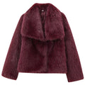 Short Soft Faux Fur Coa| Elegant Women’s Outerwear