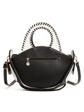 Leather Shell Designer Handbag