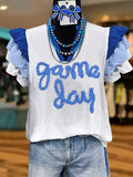 Classic Gameday Letter Flying Sleeve Top