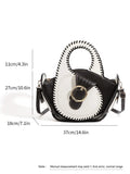 Leather Shell Designer Handbag