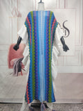 Natalia Sweater & Feather Wool Abaya Kaftan