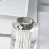 Stainless Steel Roman Numeral Ring