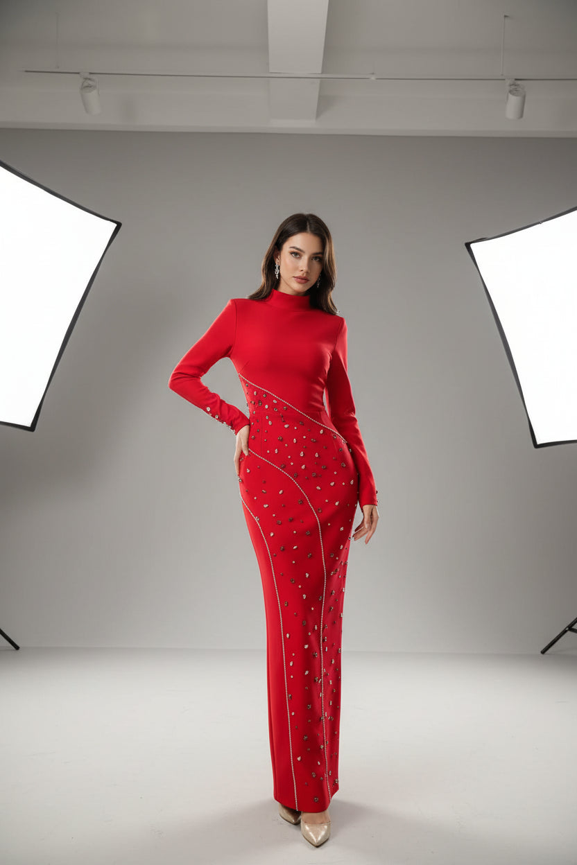 Crystal Bandage Bodycon Dress