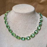 Modern Geometric Crystal Necklace
