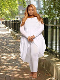 Arylissa Two Piece Plus Size Maxi T-shirt with Leggings