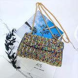 Crystal Embellished Handbag