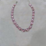 Modern Geometric Crystal Necklace