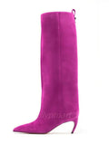 Luxury Pointed Knee-High Boots