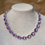 Modern Geometric Crystal Necklace