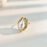 Opulent Pearl Adjustable Ring