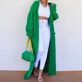 Crochet Knit Long Soft Cardigan