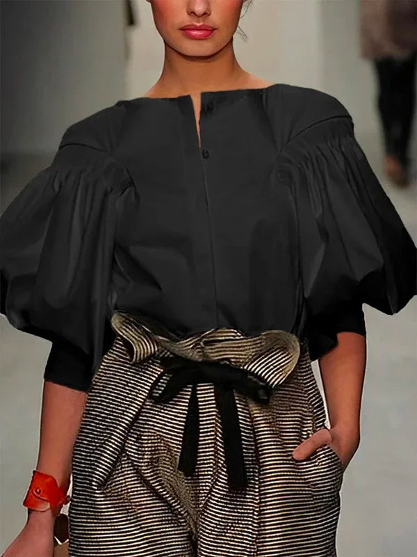 Modigirl Puff Sleeves Blouse