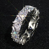 Sterling Silver Zircon Ring