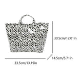 Slouchy Large Vinyl Tote Bag