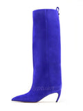 Luxury Pointed Knee-High Boots