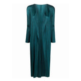 CurveKind™ Pleated Long Jacket