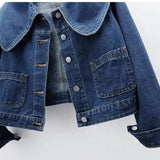 Casual Long Sleeve Denim Jacket