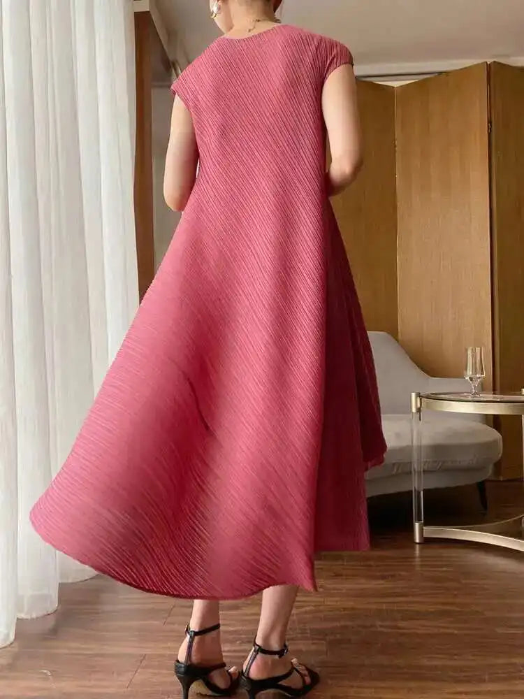 CurveKind™ Pleated Summer Dress