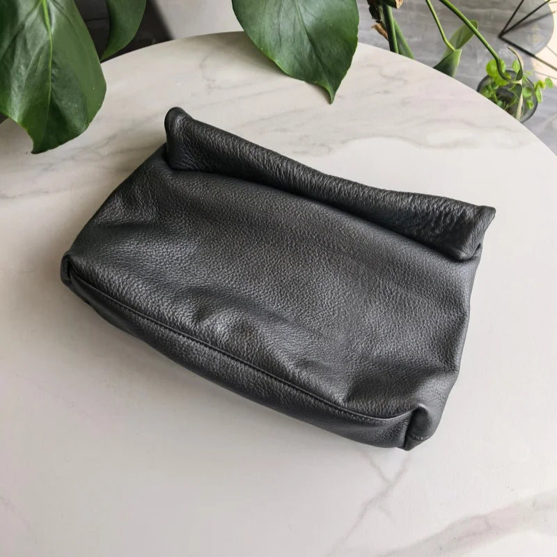 Leather Evening Clutch Bag by Crystal Crystina, alternate view 18