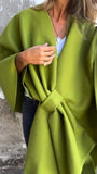 CurveKind™ V-Neck Shawl Cape Coat