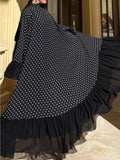 Polka Dot Abaya Dress