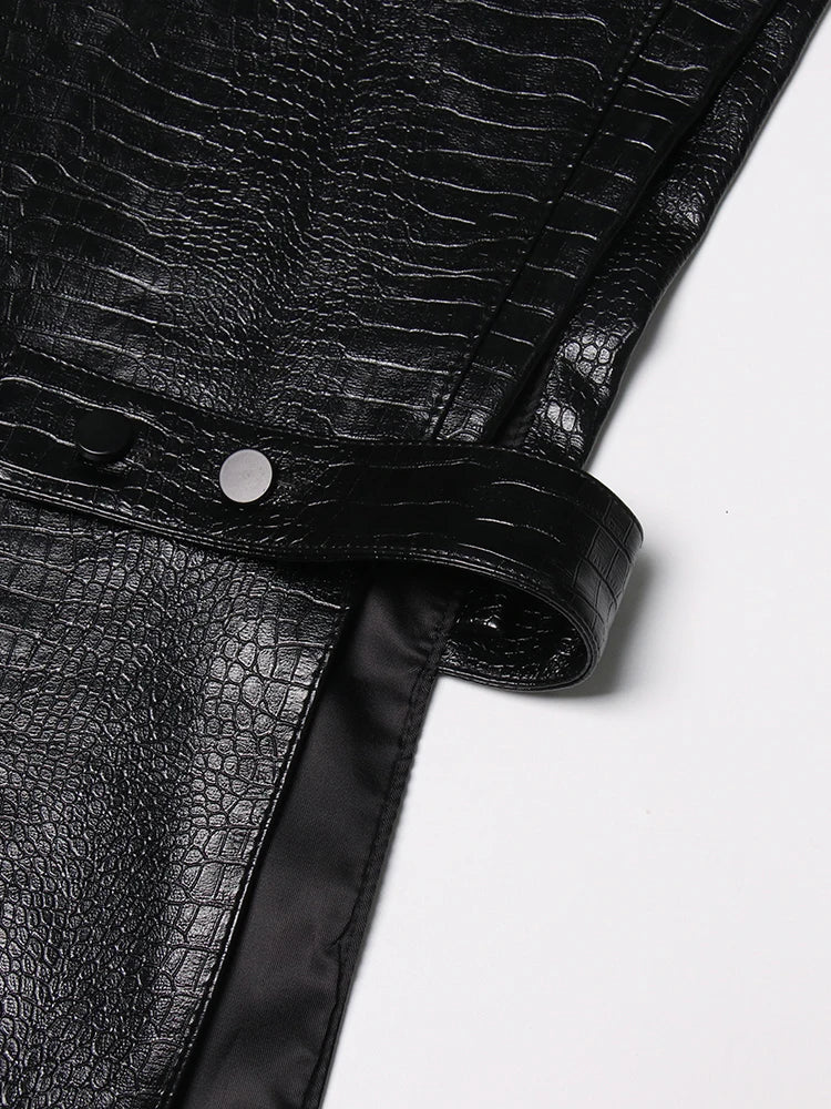 Sleeveless Leather Waistcoat