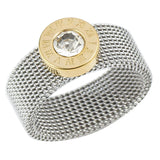 Stainless Steel Roman Numeral Ring