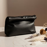 Cowhide Leather Foldable Handbag