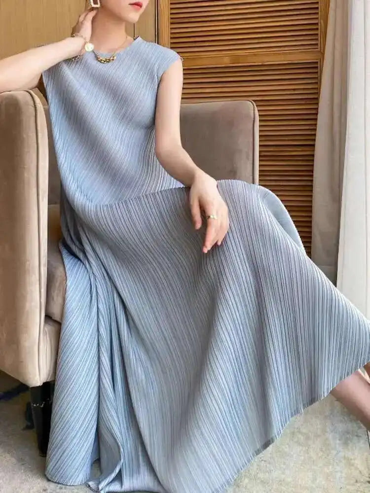CurveKind™ Pleated Summer Dress