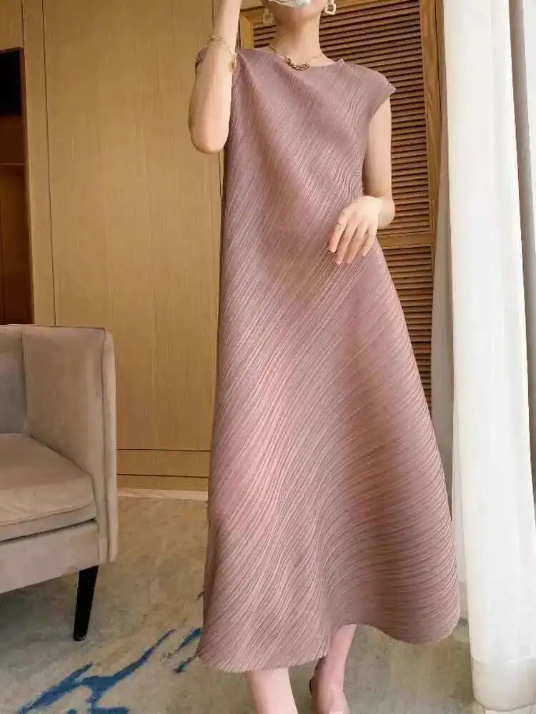 CurveKind™ Pleated Summer Dress