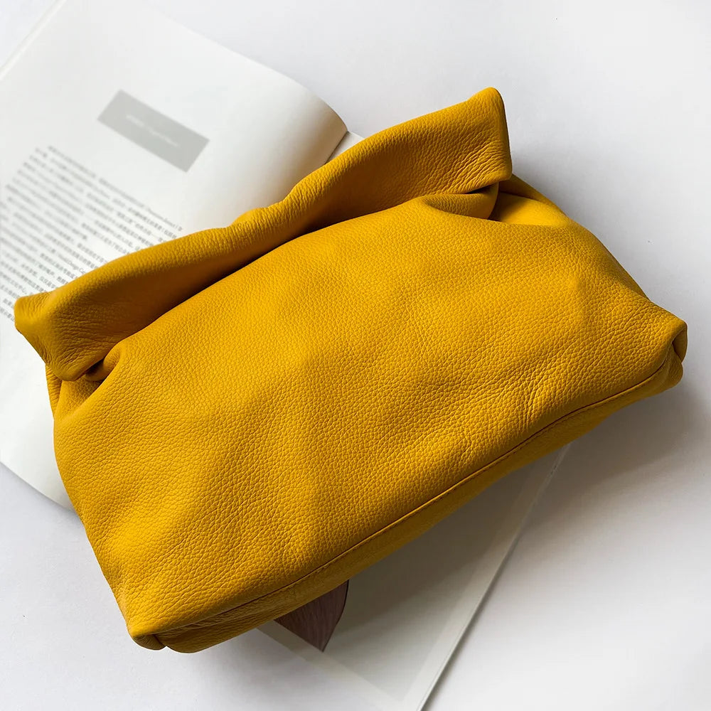 Leather Evening Clutch Bag by Crystal Crystina, alternate view 17