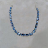 Modern Geometric Crystal Necklace