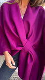 CurveKind™ V-Neck Shawl Cape Coat
