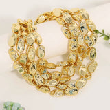 Statement Lava Texture Multi-layer Beaded Necklace