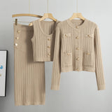 3 Piece Knitted Dress Set