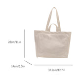 Slouchy Large Vinyl Tote Bag