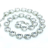 Glass Rhinestone Choker Necklace