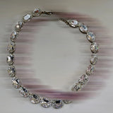 Modern Geometric Crystal Necklace