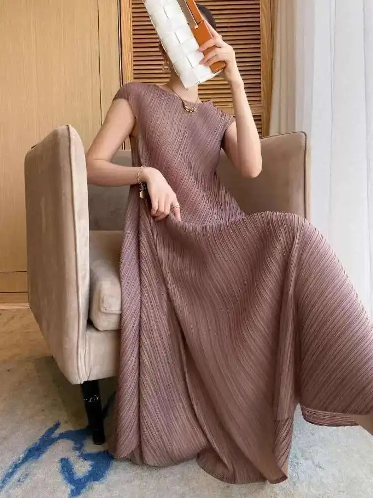 CurveKind™ Pleated Summer Dress