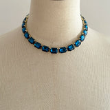 Color Stone Glass Necklaces - 1 Piece